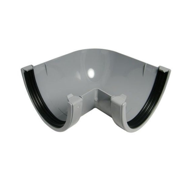 FloPlast Industrial/ Xtraflo Gutter Angle - 90 Degree x 170mm Grey - Atlantic Steel Buildings | UK Company No. 06234005