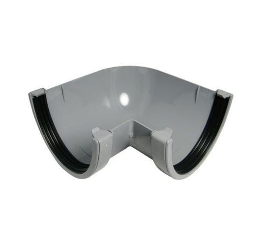 FloPlast Industrial/ Xtraflo Gutter Angle - 90 Degree x 170mm Grey - Atlantic Steel Buildings | UK Company No. 06234005