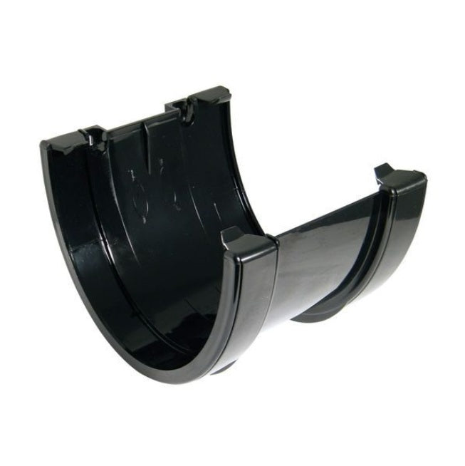 FloPlast Industrial/ Xtraflo Gutter Union Bracket - 170mm Black - Atlantic Steel Buildings | UK Company No. 06234005