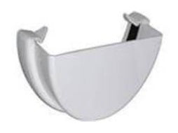 FloPlast Industrial/ Xtraflo Gutter External Stopend - 170mm White - Atlantic Steel Buildings | UK Company No. 06234005