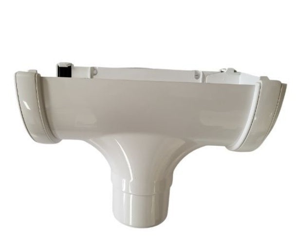 FloPlast Industrial/ Xtraflo Gutter Stopend Outlet - 170mm White - Atlantic Steel Buildings | UK Company No. 06234005