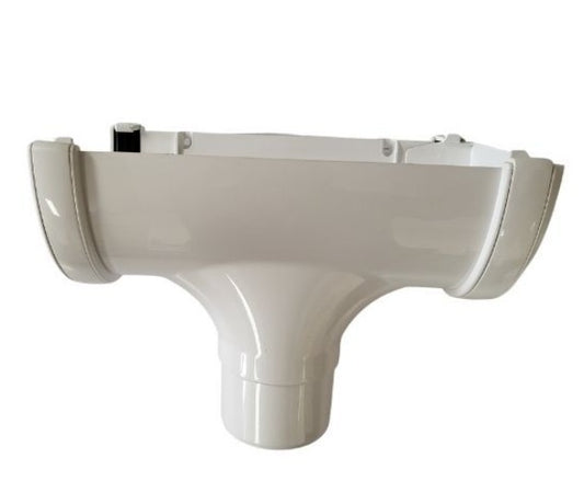 FloPlast Industrial/ Xtraflo Gutter Stopend Outlet - 170mm White - Atlantic Steel Buildings | UK Company No. 06234005