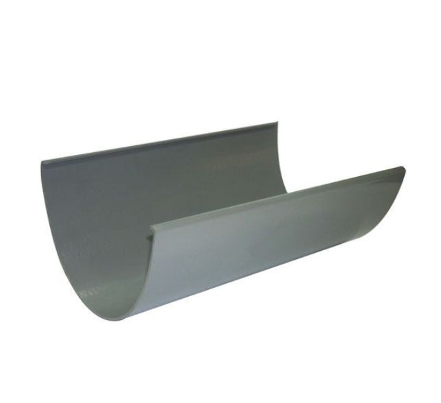 FloPlast Industrial/ Xtraflo Gutter - 170mm x 4mtr Grey - Atlantic Steel Buildings | UK Company No. 06234005