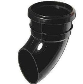 FloPlast Industrial/ Xtraflo Downpipe Single Socket Shoe - 110mm Black - Atlantic Steel Buildings | UK Company No. 06234005