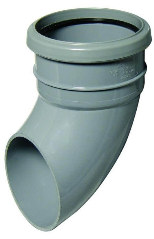 FloPlast Industrial/ Xtraflo Downpipe Single Socket Shoe - 110mm Grey - Atlantic Steel Buildings | UK Company No. 06234005