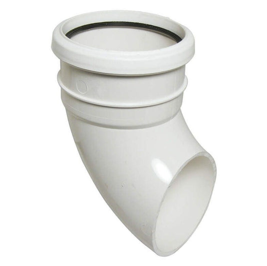 FloPlast Industrial/ Xtraflo Downpipe Single Socket Shoe - 110mm White - Atlantic Steel Buildings | UK Company No. 06234005