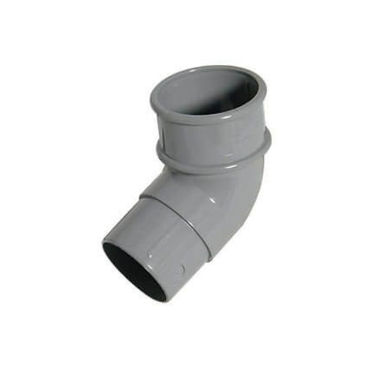 FloPlast Deepflow / Hi Cap Downpipe Offset Bend - 112.5 Degree x 68mm Grey
