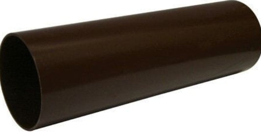 FloPlast Deepflow / Hi-Cap 68mm Downpipe Brown 5.5m