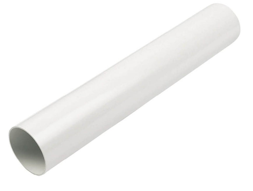 FloPlast Deepflow / Hi-Cap 68mm Downpipe White 2.5m