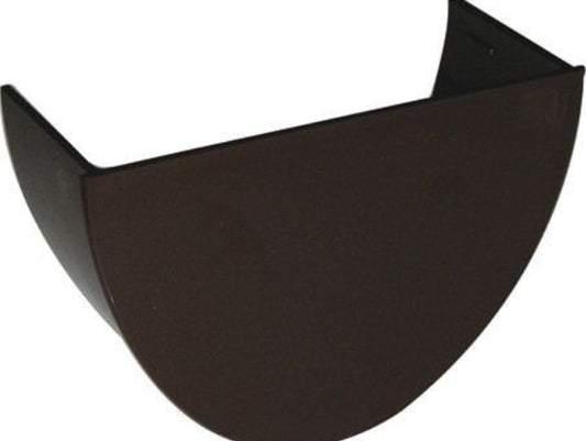 FloPlast Deepflow / Hi-Cap 115mm Internal Stopend Brown