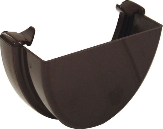 FloPlast Deepflow  / Hi-Cap 115mm External Stopend Brown