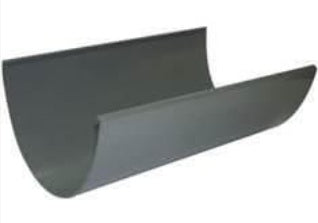 FloPlast Deepflow/ Hi-Cap Gutter - 115mm x 75mm x 4m Grey