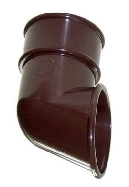 FloPlast Deepflow / Hi Cap Downpipe Shoe - 68mm Brown - Atlantic Steel Buildings | UK Company No. 06234005