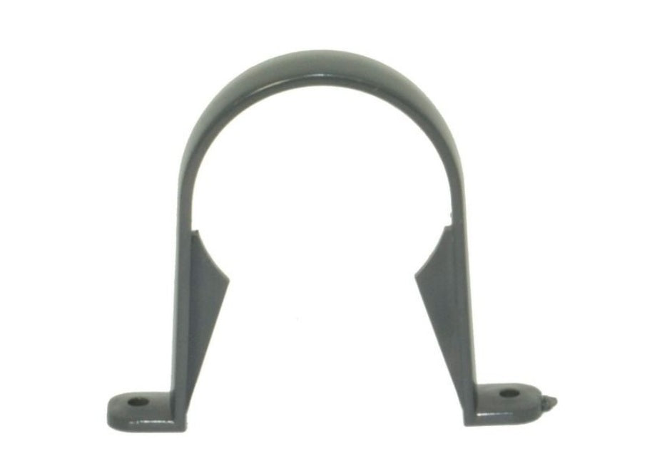 Floplast Half Round Downpipe Brackets 68mm Anthracite - Atlantic Steel Buildings | UK Company No. 06234005