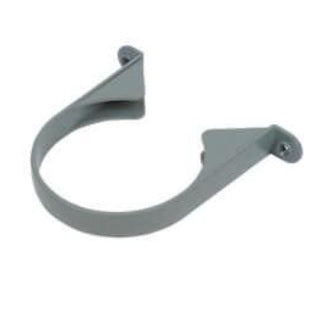 Floplast Half Round Downpipe Brackets 68mm Grey - Atlantic Steel Buildings | UK Company No. 06234005
