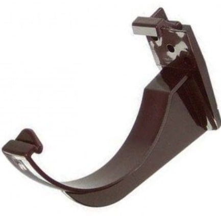 Half round Gutter Fascia Brackets Brown