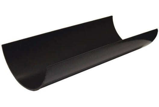 Half round Guttering 3m gutter- Black - Atlantic Steel Buildings | UK Company No. 06234005
