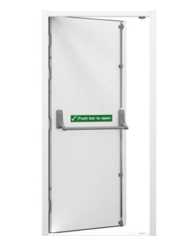 Security Fire Exit Door 890mm x 2095mm or 990mm x 2095mm