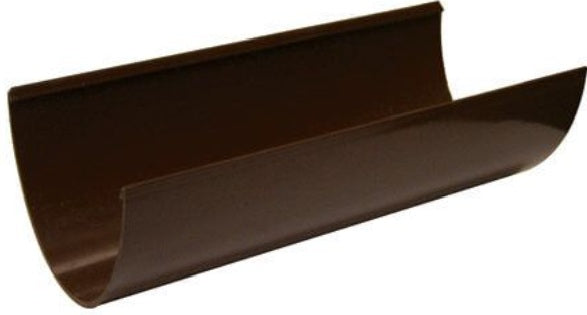 FloPlast Deepflow/ Hi-Cap Gutter - 115mm x 75mm x 4mtr Brown - Atlantic Steel Buildings | UK Company No. 06234005