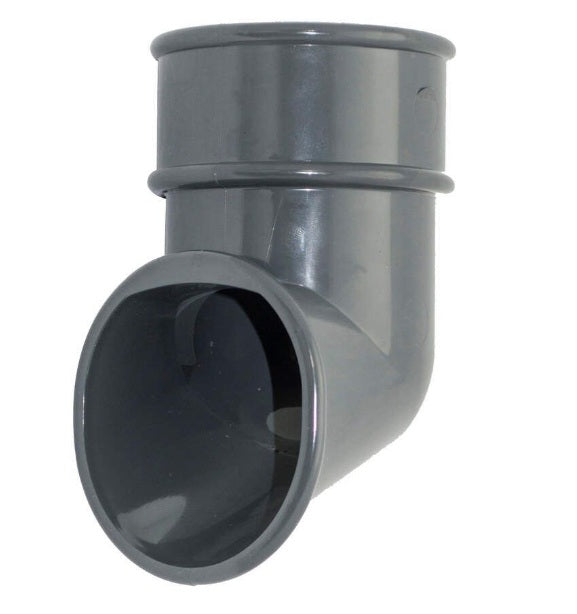 FloPlast Deepflow / Hi Cap Downpipe Shoe - 68mm Anthracite - Atlantic Steel Buildings | UK Company No. 06234005