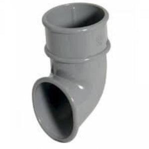 FloPlast Deepflow / Hi Cap Downpipe Shoe - 68mm Grey