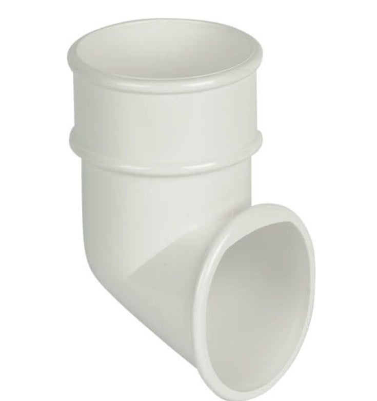 FloPlast Deepflow / Hi Cap Downpipe Shoe - 68mm White