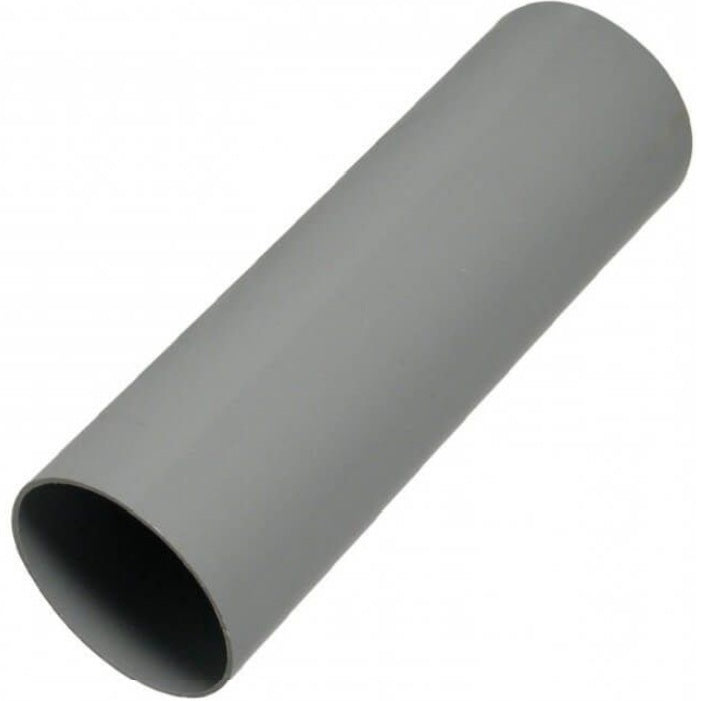 Half Round Gutter Downpipe 68mm 4m Grey