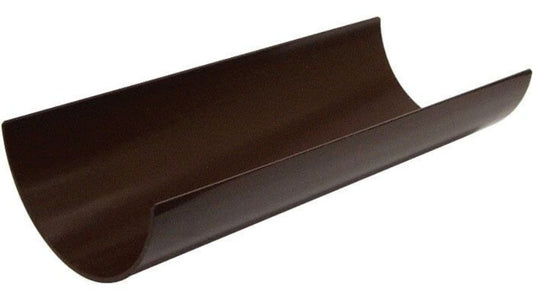 Half round 4m Gutter - Brown